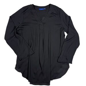 Apt. 9 Black V-Neck Women's Blouse